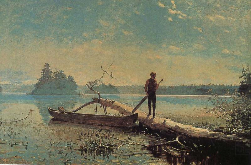 Winslow Homer Morning on the lake china oil painting image